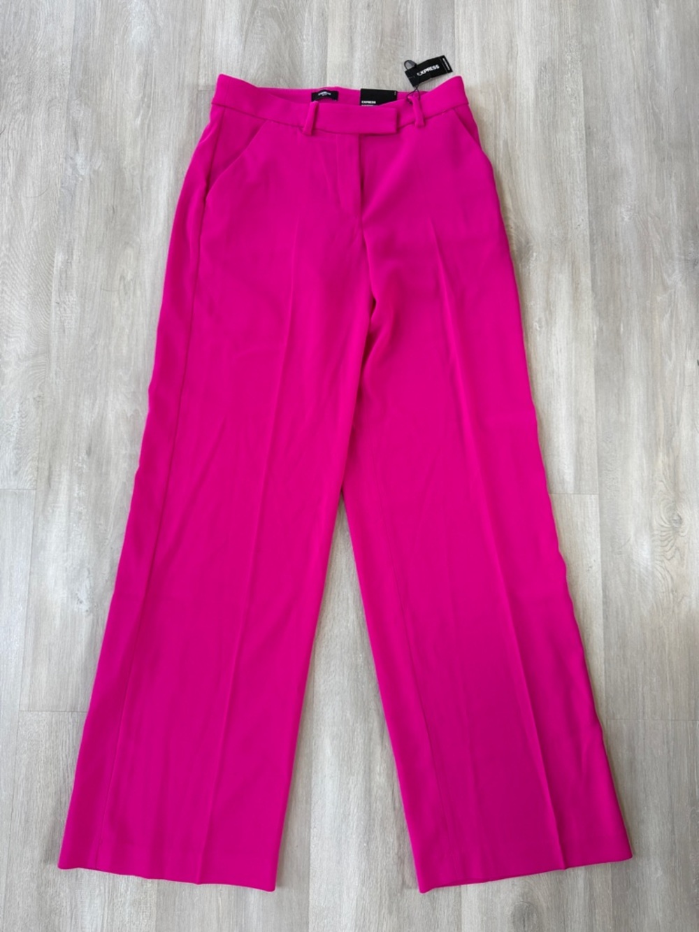 Express Wide-Leg Trousers in Hot Pink